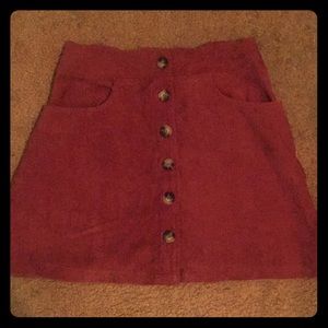 byby girl, kids maroon skirt!!